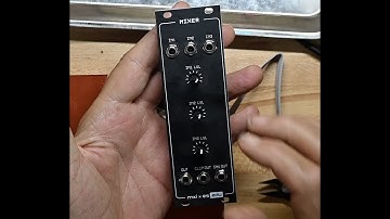 C.K. builds an EDU mixer from Erica Synths, eurorack module