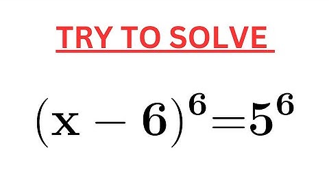 Tricky Math EXPONENTIAL Equation Challenge? | Olympiad Mathematics Challenge |