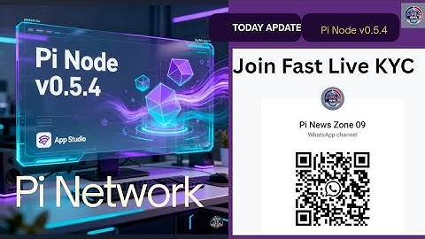 How to update the Pi Node desktop app to version 0.5.4 and learn about the new App Studio feature 