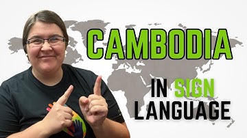 How to sign Cambodia in Cambodian Sign Language | កម្ពុជា 🇰🇭