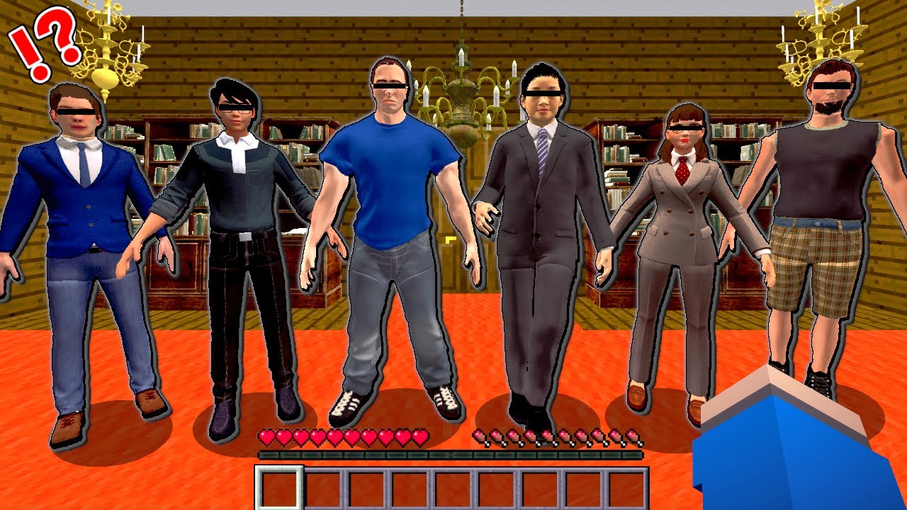 【真犯人は誰だ…⁉️😱】おかしな洋館で怪奇事件が起こった結果🔍【マイクラ マインクラフト】ぽっぴんず