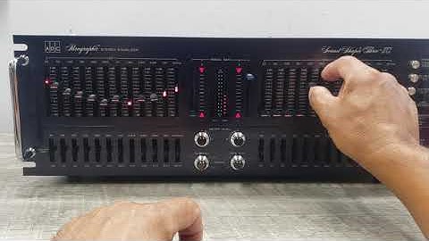 ADC Sound Shaper Three-IC 12-Band Paragraphic Equalizer Demonstration - Vintage/Audiophile