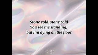 STONE COLD by Demi Lovato (Lyrics)