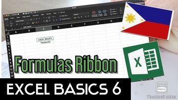#6 EXCEL TAGALOG TUTORIAL 2020 - Formulas Ribbon - Ultimate Beginner
