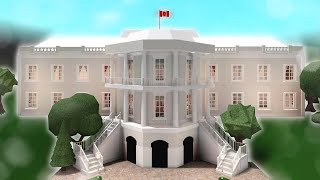 decorating and TOURING my white house in bloxburg