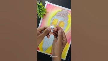 🌼 श्री राधा 🌼Shree Premanand Ji Maharaj Painting #premanandjimaharaj #radhakrishna #shorts #viral