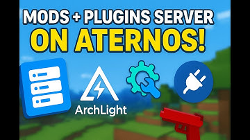 Minecraft ATERNOS server 2025 – Mods + Plugins Working Together!
