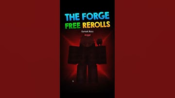 FREE ROLLS in The Forge #roblox #theforge