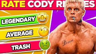 Rate WWE Superstars from GOOD 😎 to BAD 😡 with Just One Word | WWE Quiz