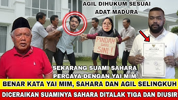 RESMI BERCERAI !! SAHARA DIUSIR DARI RUMAH!! DITALAK TIGA SUAMINYA KARENA SELINGKUH DENGAN AGIL
