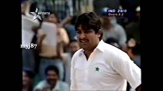 WORST OVER l  Inzamam ul haq BOWLING vs India l JERKING, Wide's, No  balls l 1996
