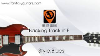 backing track blues in e ( www.fantasyguitars.com )