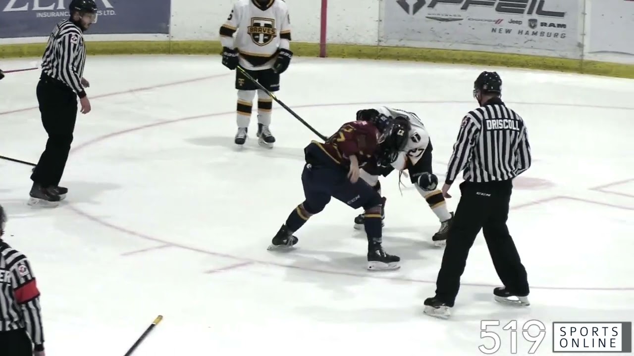 PJHL - Tavistock Braves vs New Hamburg Firebirds 