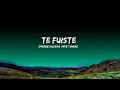 Enrique Iglesias, Myke Towers - Te Fuiste (Letra/Lyrics)  | Song Strummers