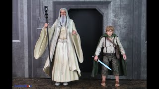 Diamond Select Toys Lord of the Rings Deluxe Wave 6 Saruman & Samwise Figures Review