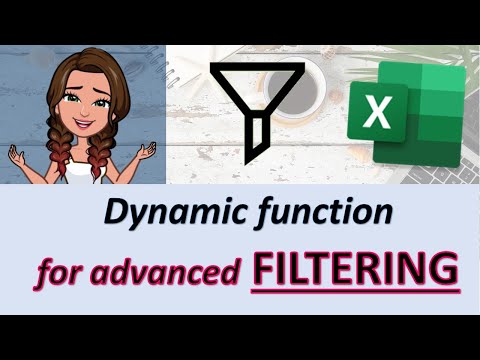 Dynamic array functions: excel filter function, the basics (Advanced filter with multiple criteria)