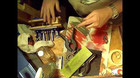 Skew Chisel in End Grain