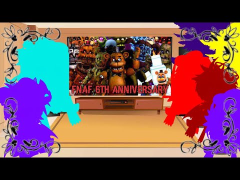 Aftons react to the Fnaf 6th Anniversary