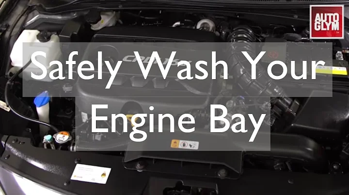 How to safely wash your engine with water