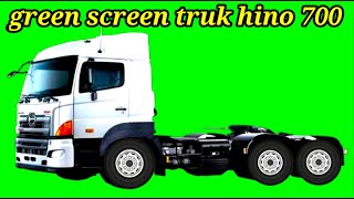 green screen truk hino 700