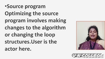 CD : CODE OPTIMIZATION