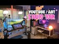 ART YOUTUBE STUDIO TOUR Professional Artist