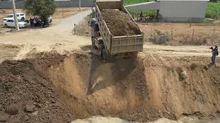 Update 3X Project,  Incredible  Pushing Soil Into Deep Big Pond, Komatsu D50P And Dump Trucks by Bulldozer Local 6,649 views 3 weeks ago 41 minutes