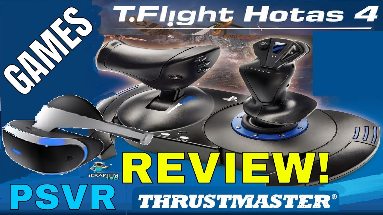 Thrustmaster T Flight Hotas 4 Review Psvr Ps4 Compatible Games Youtube