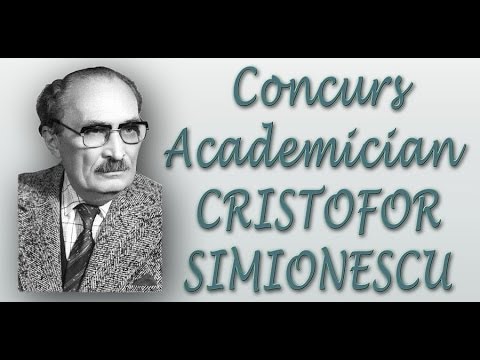 Concurs Cristofor Simionescu 2013 Youtube