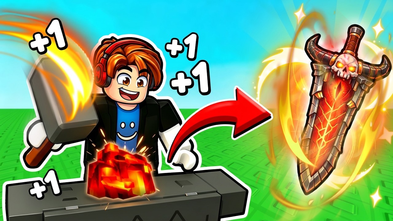 Enhance +1 Loot To Forge gameplay video: +1 Loot To Forge To Get The Strongest In Roblox
