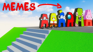 Alphabet Lore Vs BanBan Alphabet Lore Vs DEATH OF DOWN in Teardown