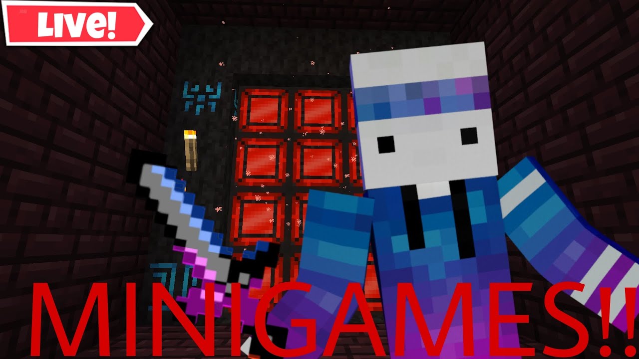 Minigames su Feargames, poi server vanilla - LIVE - YouTube