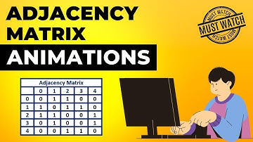 Adjacency Matrix Animations | Graph Representation | Data Structure | Visual How