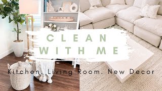 Summer Clean with Me! Kitchen \& Living Room\/Cleaning Motivation For You!