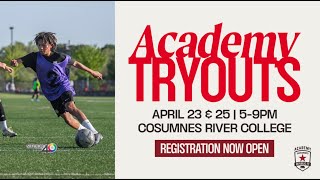 Sac Republic FC Academy Tryouts