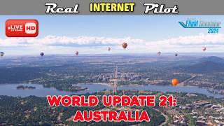 🚨FREE MOD TUESDAY! MSFS 2024 World Update 21 AUSTRALIA Review | Stunning New Scenery &amp; Live Flight
