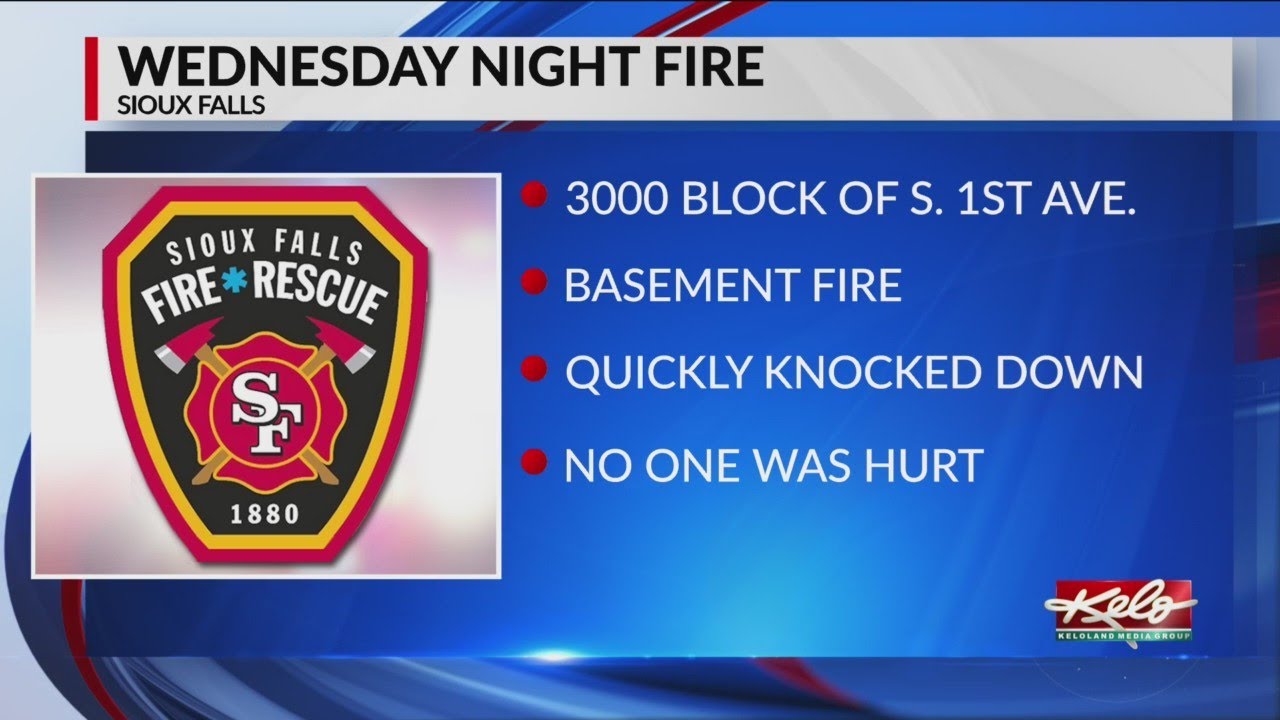 Crews respond to house fire in central Sioux Falls - YouTube
