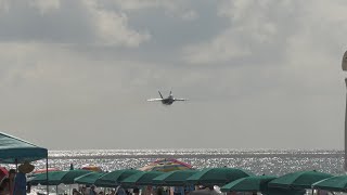 Blue Angels Sneak Pass Pensacola Beach 7/5/23