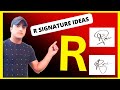 Signature ideas for r names  r signature style  signature style of my name r