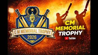 CM MEMORIAL TROPHY 2026 || SEASON 2 || FINAL || PONDICHERRY VS HYDERABAD || SLIMS GROUND ||