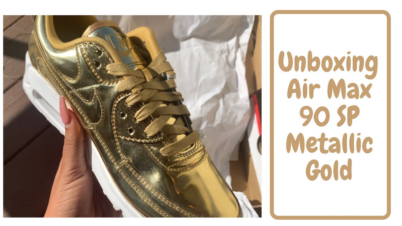 gold airmax 90