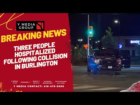 Three People Hospitalized Following Collision In Burlington