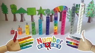 The Numberblocks Ten Episode | Numberblock Math Link Cubes 1-10 | Counting Numbers 1-10 | Kids Math