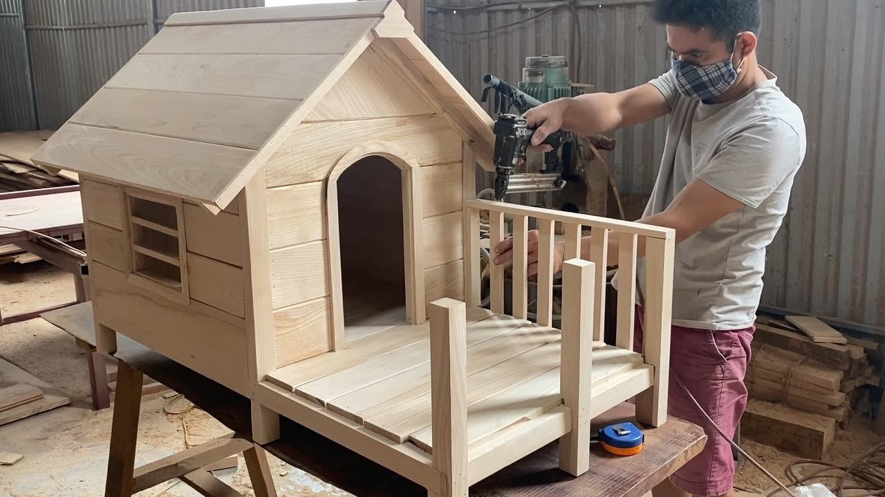 dog house of wood