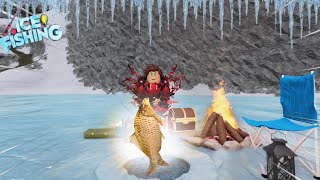“J’ai pêché le meilleur poisson du lac gelé de Roblox + codes (Ice Fishing Simulator). FR” screenshot 5