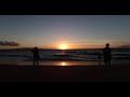 Magnificent sunset in Maui at the beach (with relaxing music)