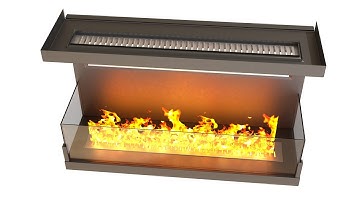 creating a fireplace and fake fire in blender