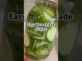 Easy Homemade Refrigerator Pickles 🥒