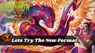 Lets Try The New Format // Secrets of Strixhaven Quick Draft With Cascade? // MTG Arena