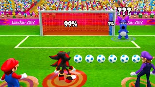 Mario & Sonic Olympic Games Tokyo 2012 Football Sonic vs Tails & Metal Sonic Challenge